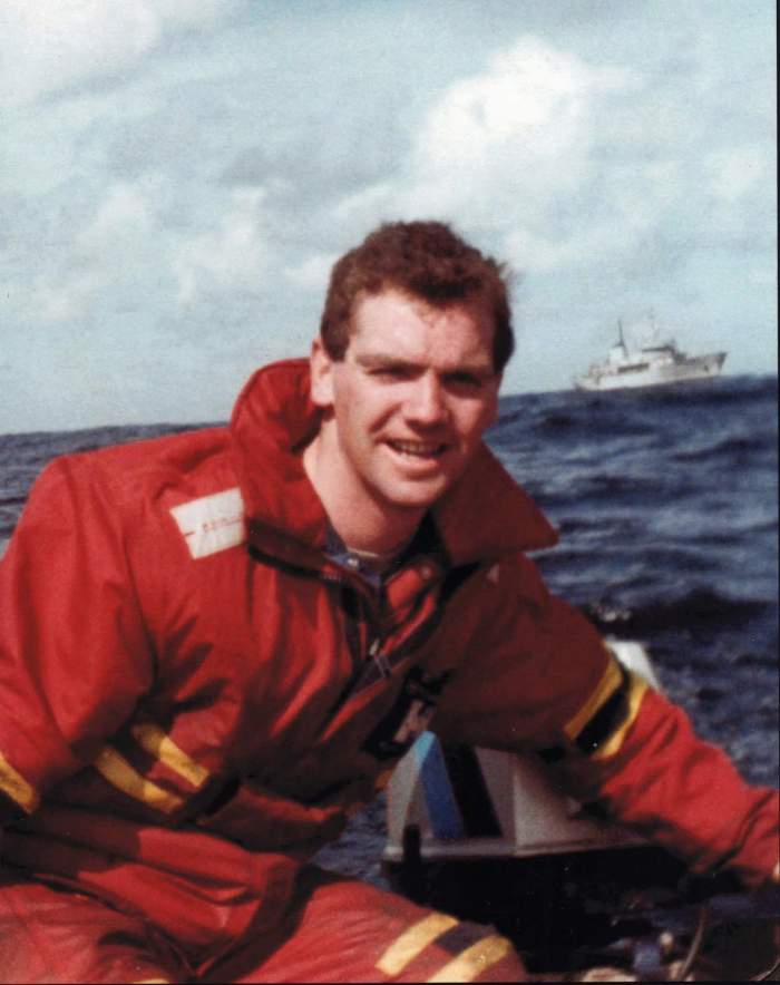 Leading Seaman Michael Quinn DSM of the Irish Naval Service