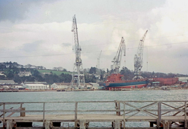 The two Verolme Dockyard cranes at Rushbrooke, Cork Harbour