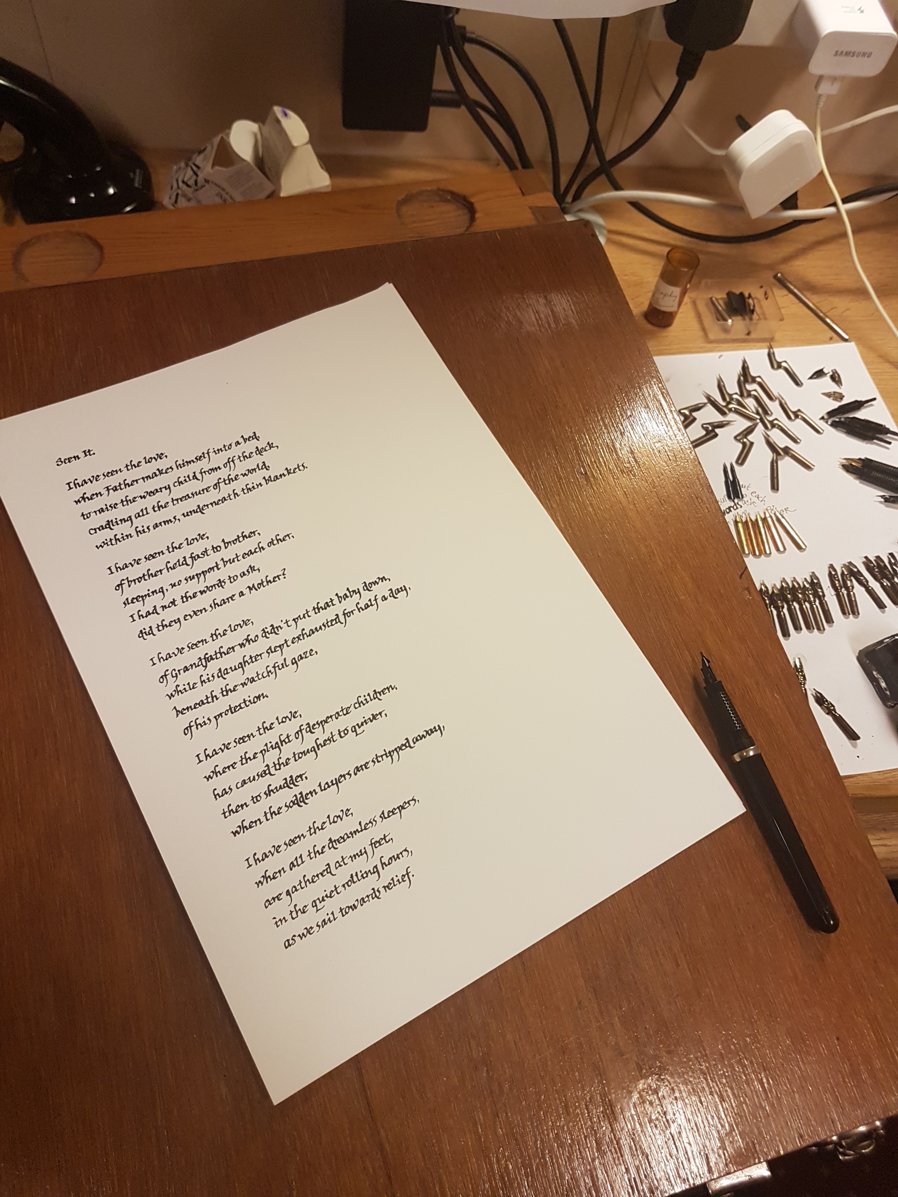 Photograph accompanying the poem Seen It, about migrant rescue at sea