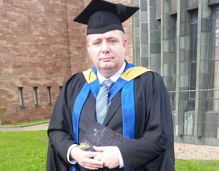 Eamon Dolan, retired Naval Service Petty Officer (Writer)