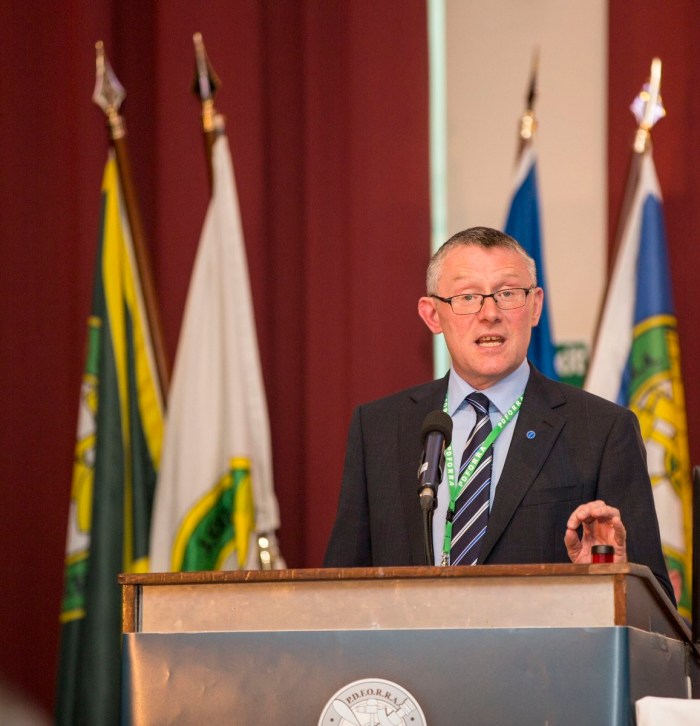 Gerry Rooney, General Secretary of PDFORRA