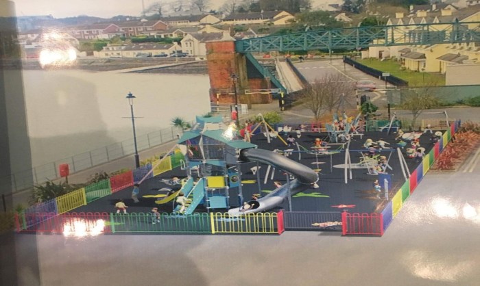 Artist's impression of a possible design for the new Cobh playground