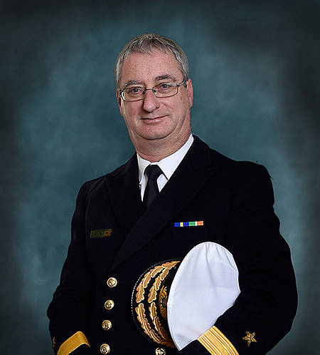 Commodore Mick Malone, Flag Officer Commanding the Naval Service