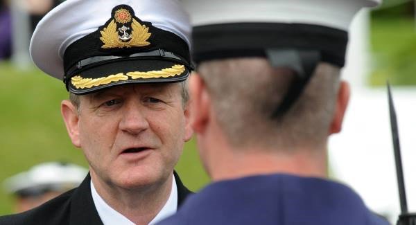Commodore Hugh Tully, Flag Officer Commanding the Naval Service