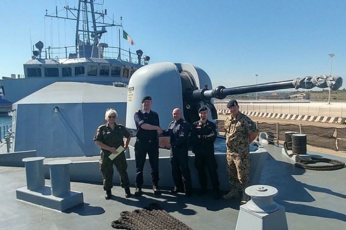 LtCdr Stuart Armstrong, Officer Commanding LÉ Niamh, EUNAVFOR Med 2017