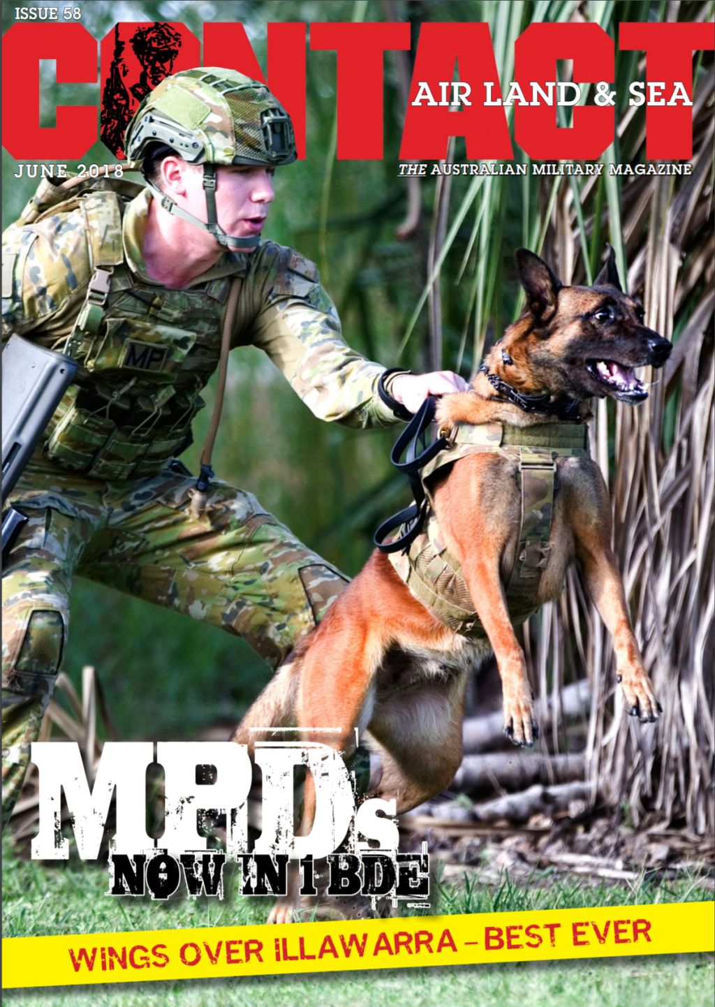 Cover of CONTACT magazine, Issue 58, June 2018